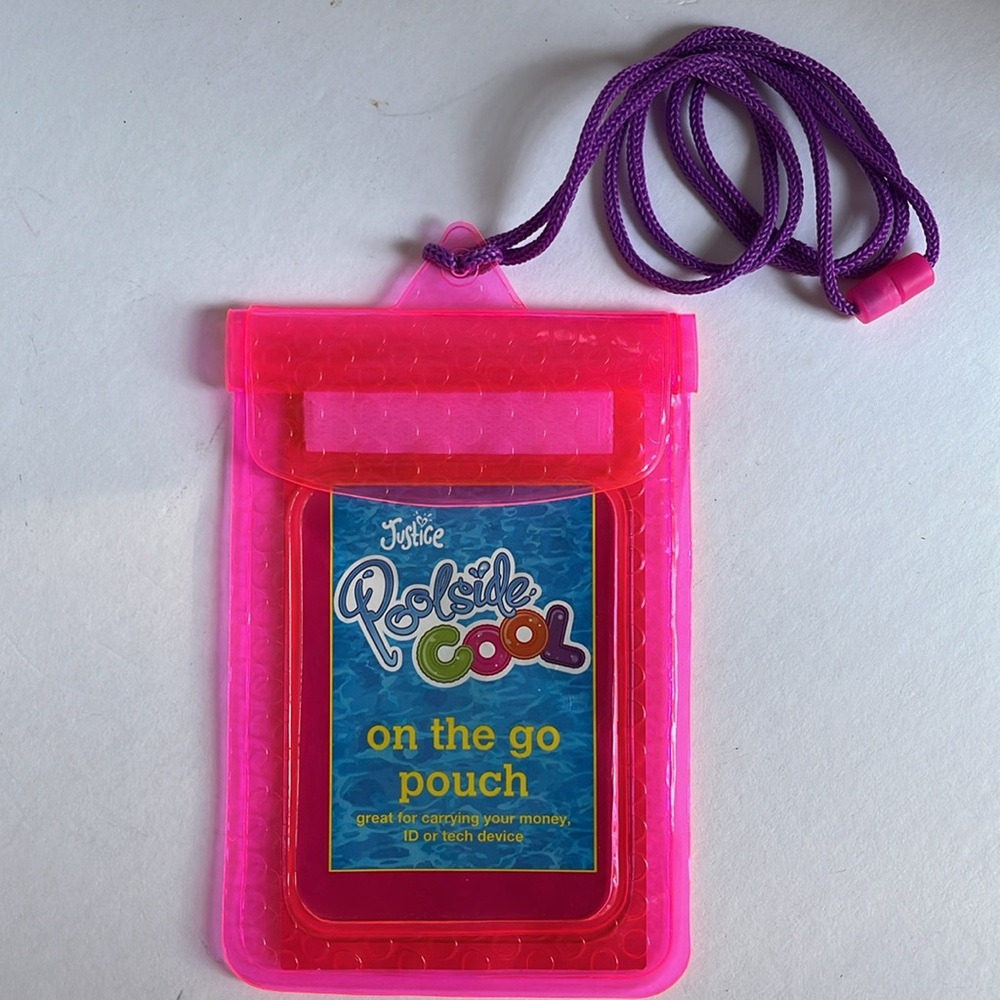 JUSTICE Pink Poolside Pouch